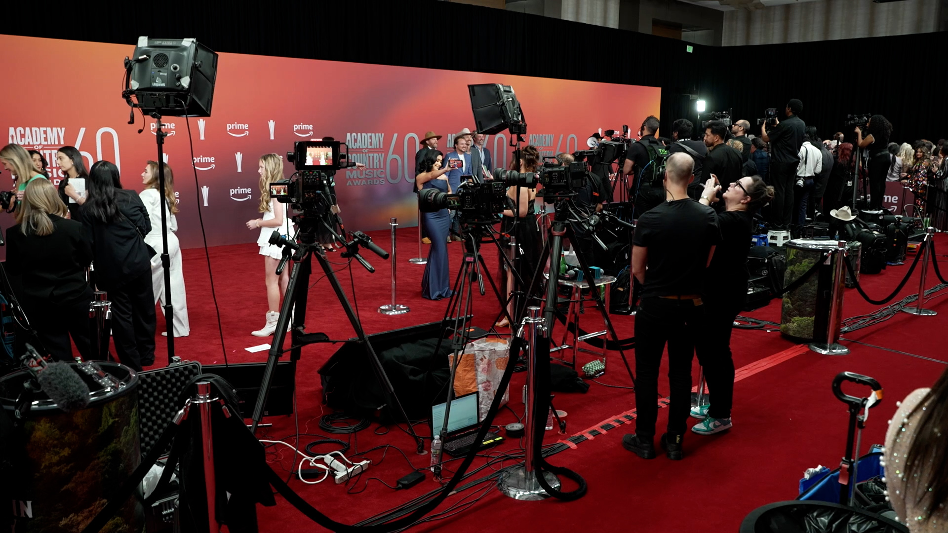 Reporter Sydney Persing spoke to some celebrities and up and coming country music artists who hit the red carpet at the Academy of Country Music Awards in Frisco.