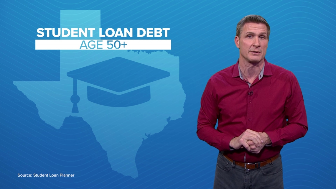 Texas ranks second in student loan debt held by borrowers 50 and up