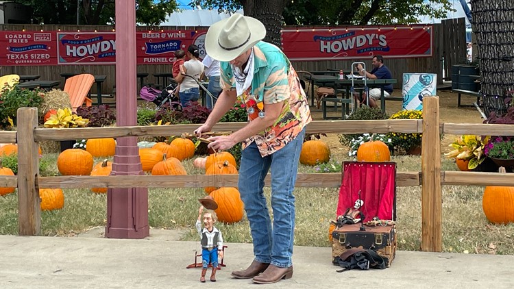 He’s no Big Tex, but a 17-inch cowboy is turning heads at the State Fair of Texas