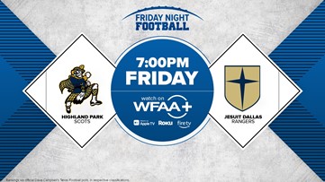 WFAA announces 2022 Friday Night Football broadcast schedule