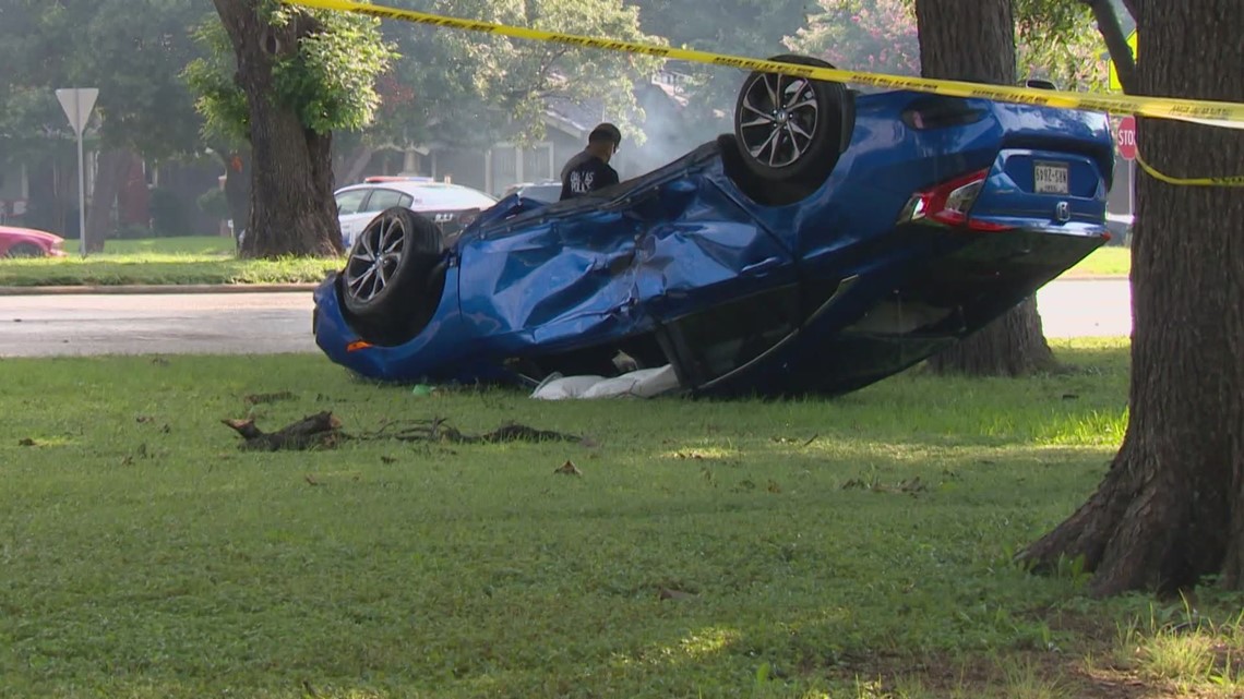Man riding lawn mower killed after car involved in accident veers off ...
