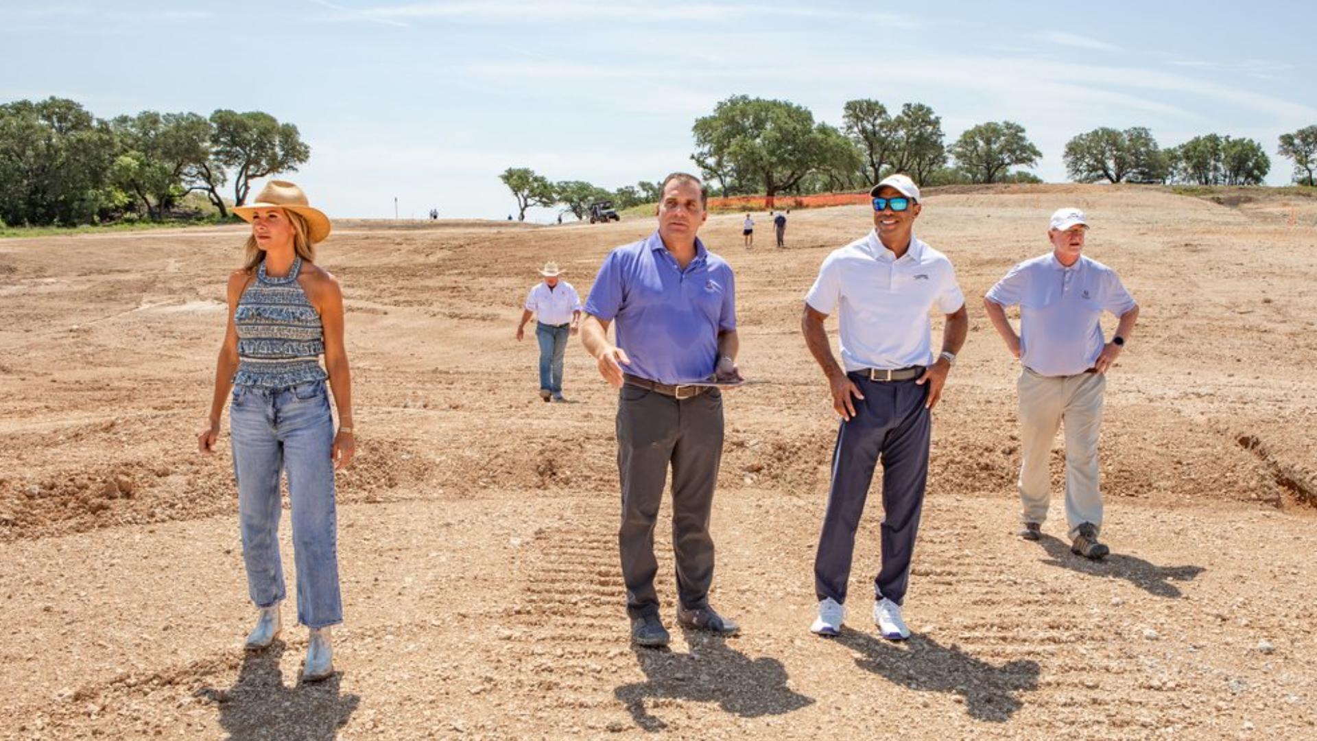 J.J. Henry and the leaders of Bluejack National, Andy Mitchell and Kristin Mitchell, are making substantial progress on this unique new community, Bluejack Ranch.