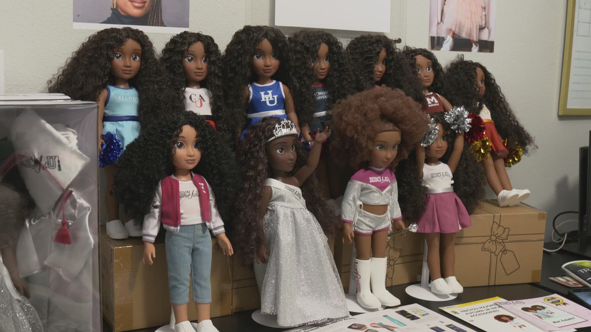 HBCYou Dolls, Founder Brooke Hart Jones told WFAA, is the first and only HBCU doll line sold in major retail stores worldwide.