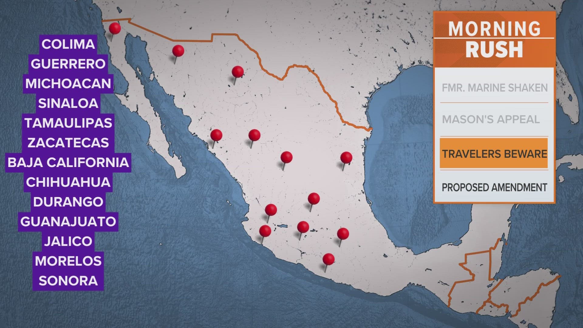 The U.S. Department of State consider parts of Mexico to be among the most dangerous places to travel.