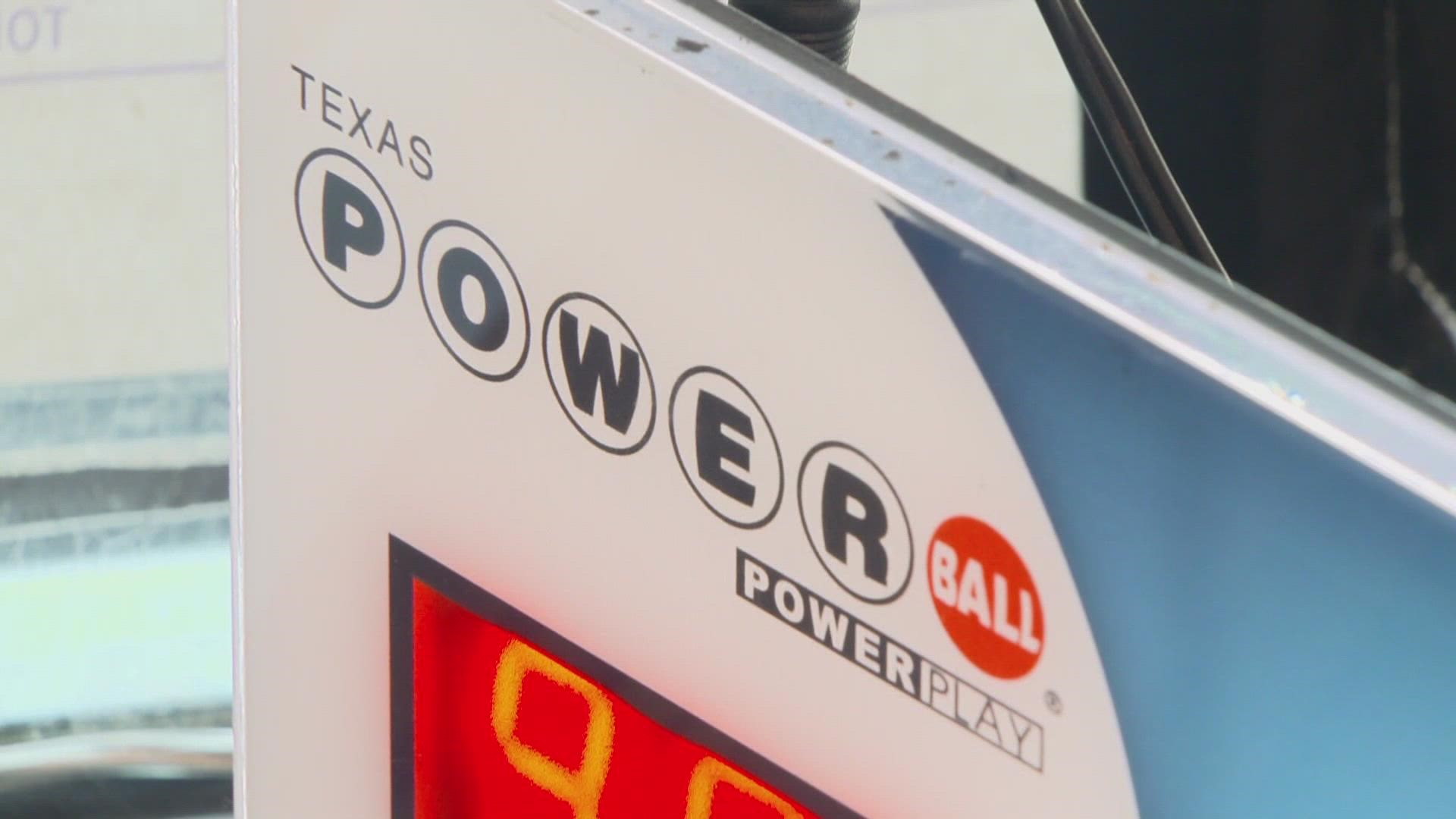 The odds of winning the Powerball jackpot are about one in 292 million.