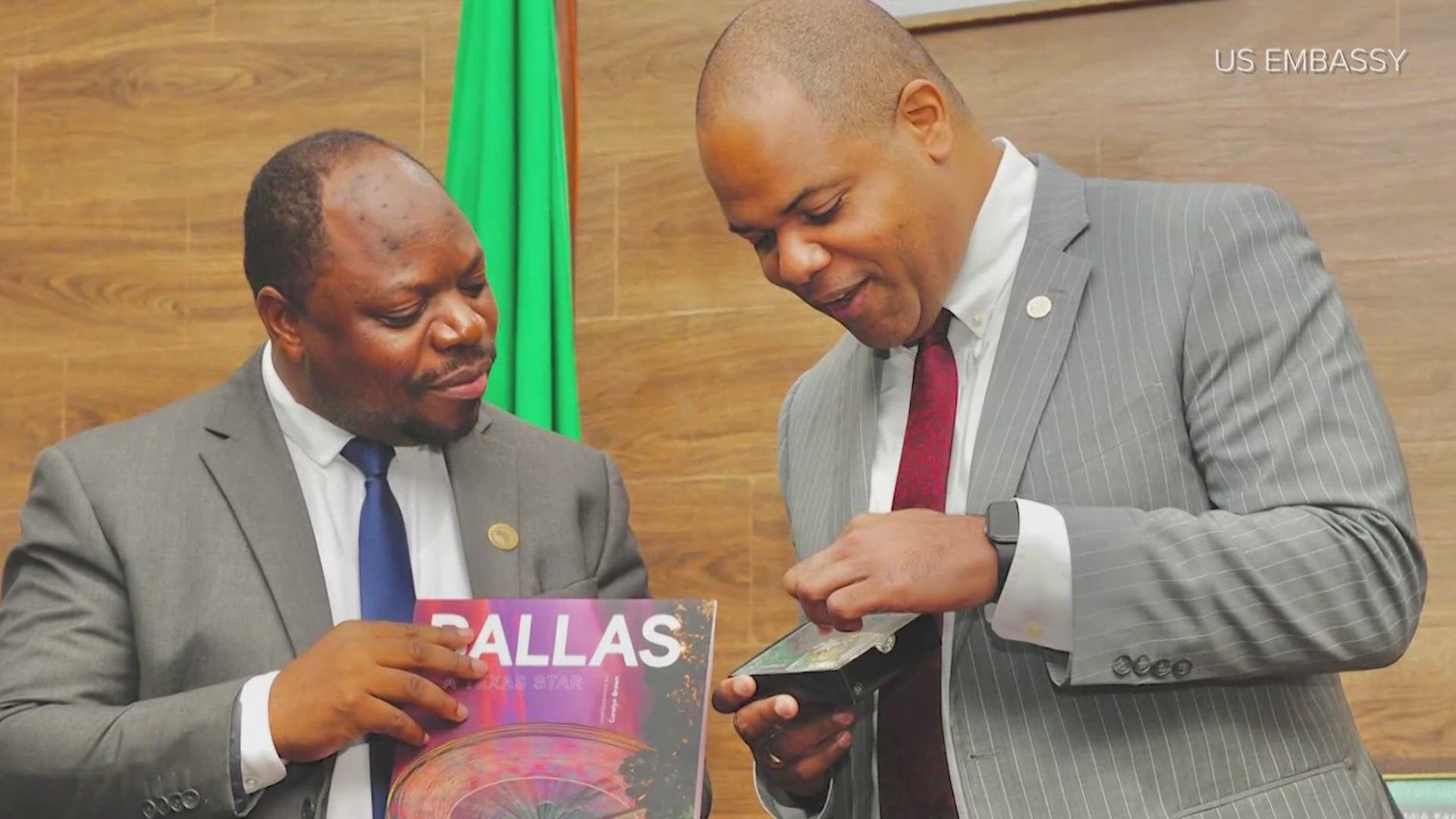 Dallas Mayor Eric Johnson traveled to Africa to sign a sister city agreement with Dar es Salaam. He visited two luxe safari lodges on the trip, according to records.