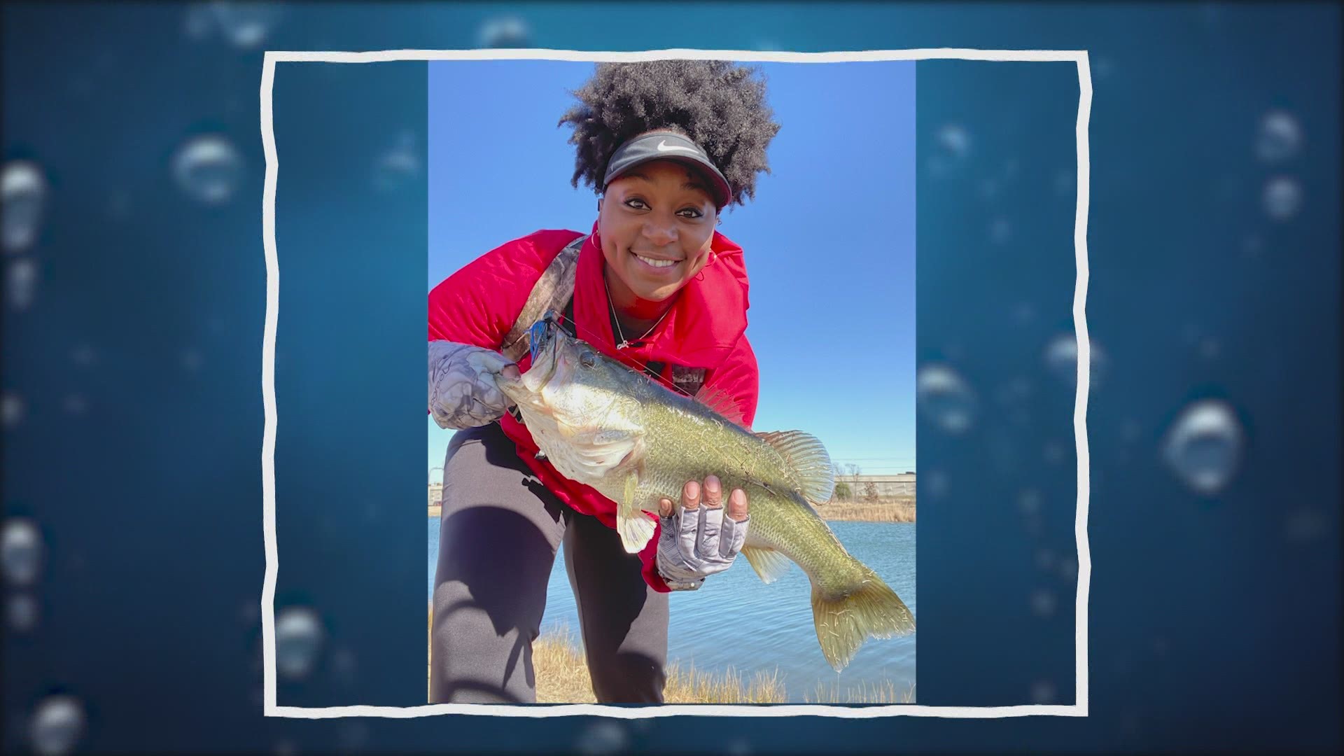 She calls herself Castaway Jaz, and her goal is to inspire more women to try fishing as a sport.