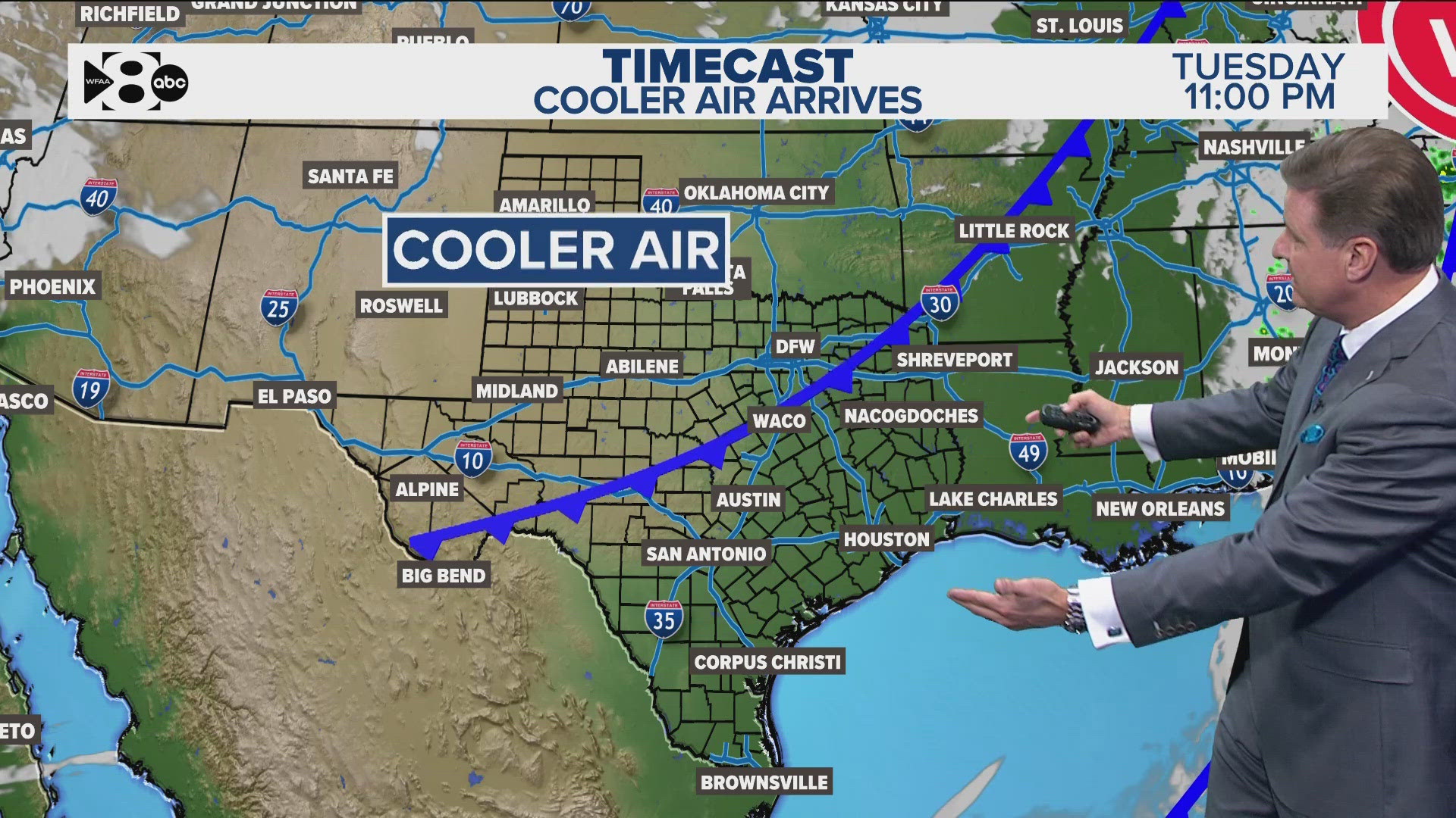 Our next chance of rain may impact Thanksgiving Day travel.