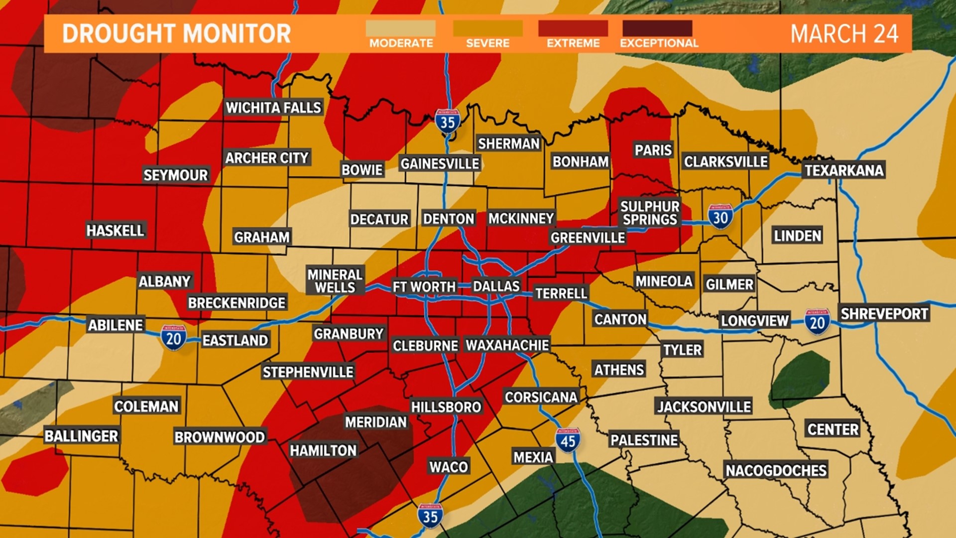 Texas Wildfire Updates Latest Weather Conditions