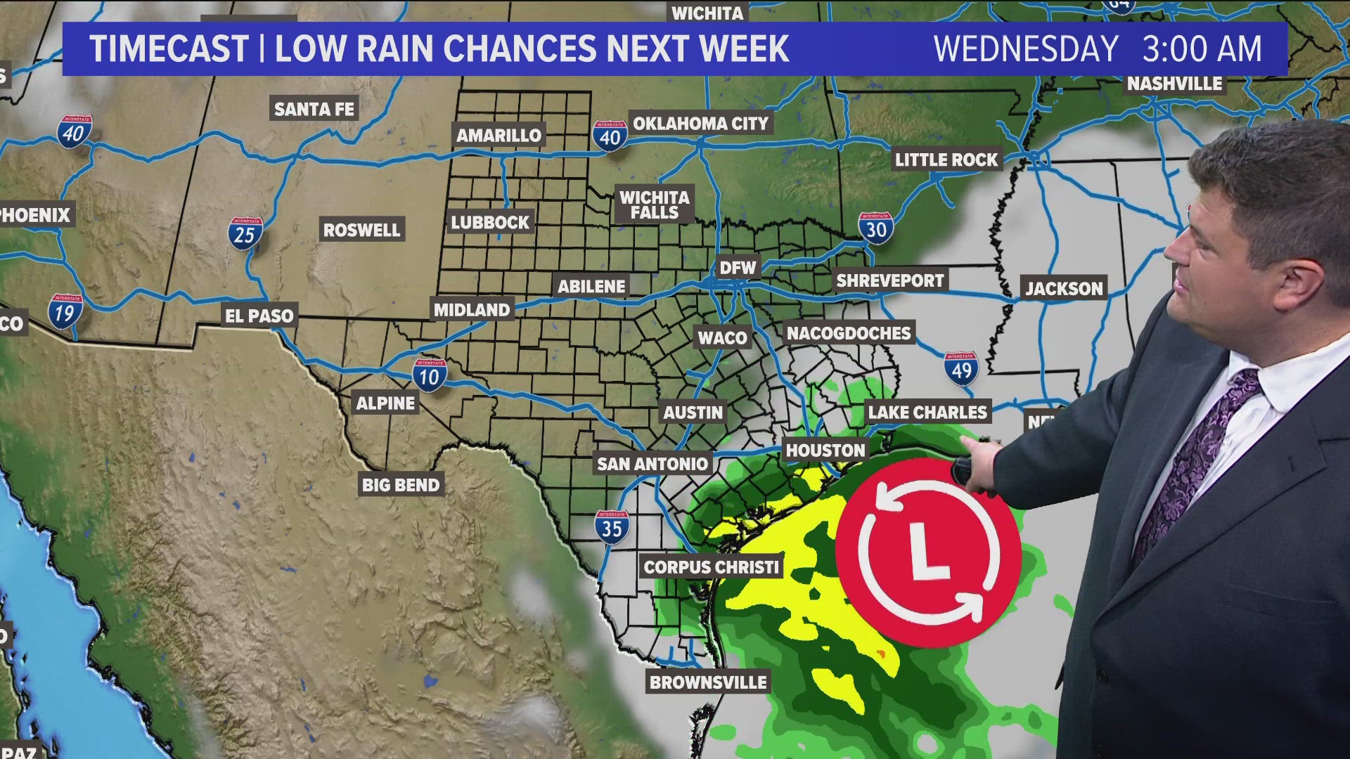 Here's the latest look at your DFW forecast.