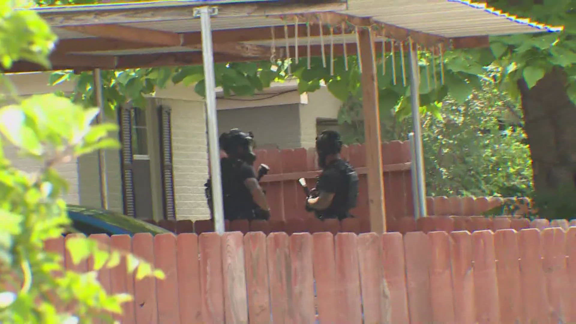 Police say the incident ended peacefully.