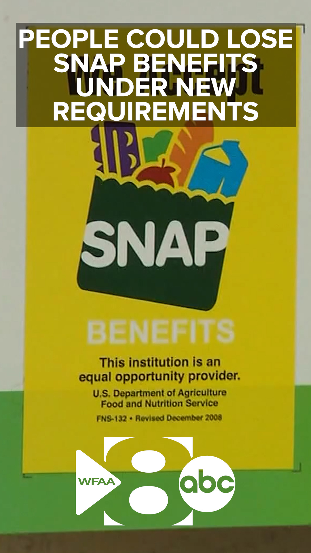 People could lose SNAP benefits under new requirements | wfaa.com