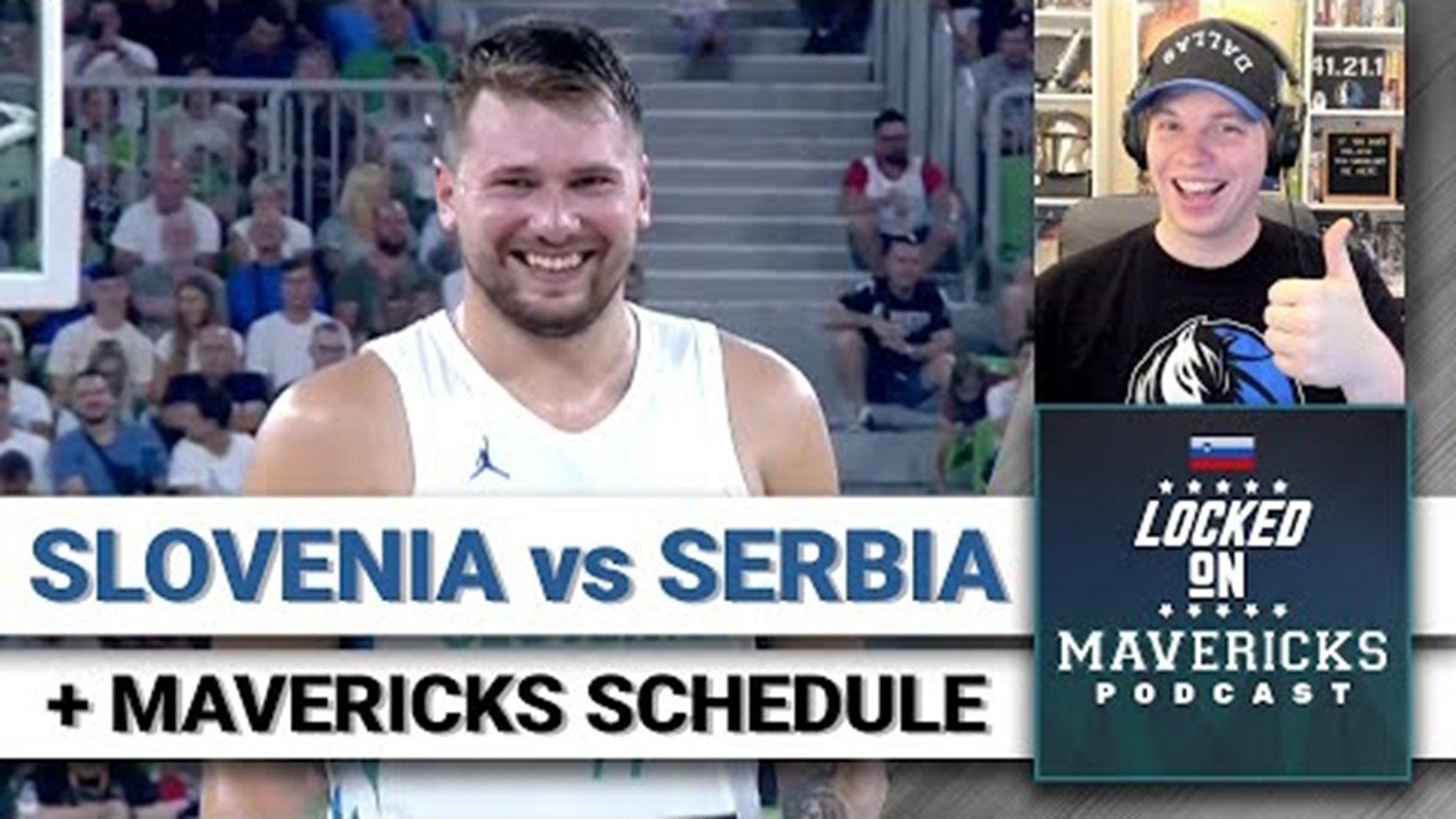 Luka Doncic & Slovenia faced off against Nikola Jokic & Serbia in an exhibition before Eurobasket. Then the NBA released the Dallas Mavericks schedule.