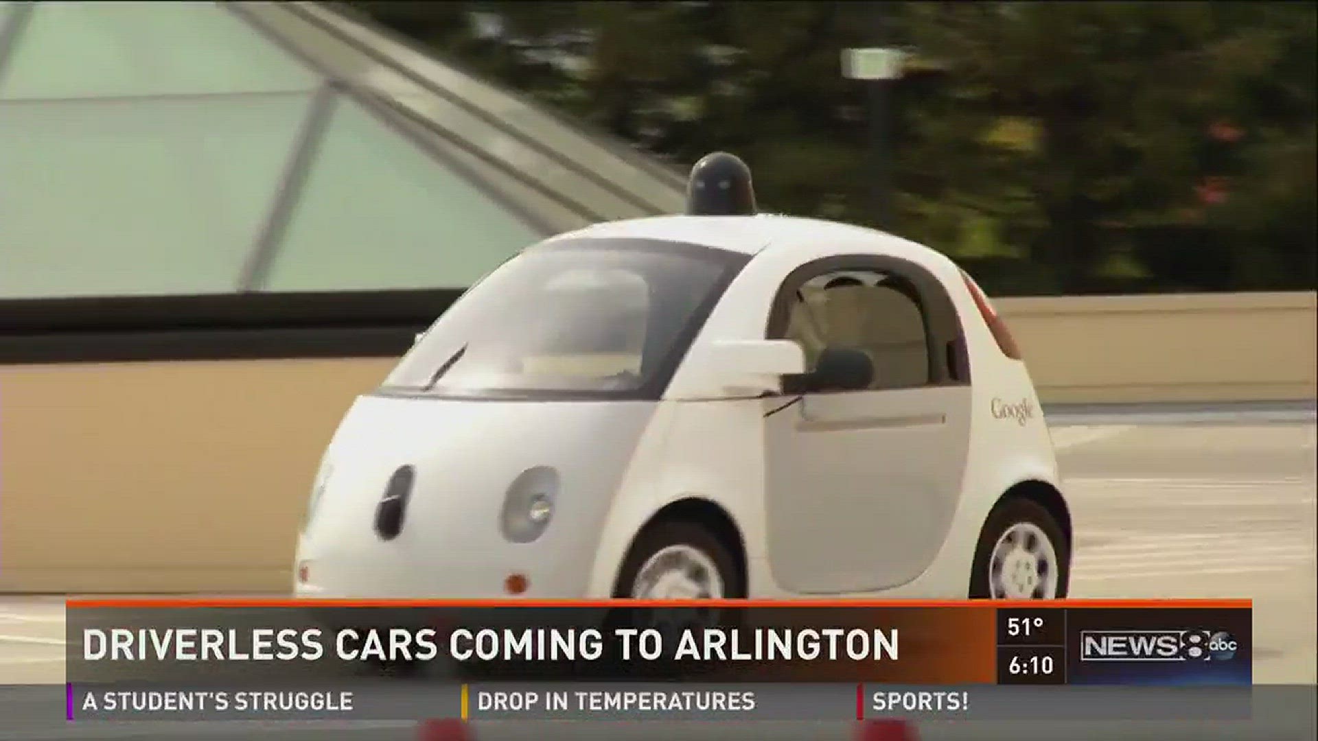 Driverless cars coming to Arlington