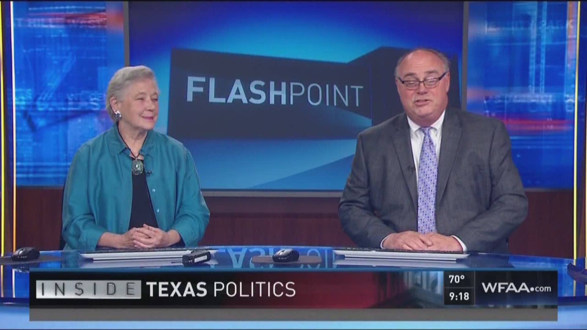 Each week, Flashpoint is usually divided on the issues. But this week , Katie Sherrod really surprised Mark Davis when she said that Dallas is safer with the NRA in town. Here's their conversation on the controversial convention. From the right,  Mark Dav