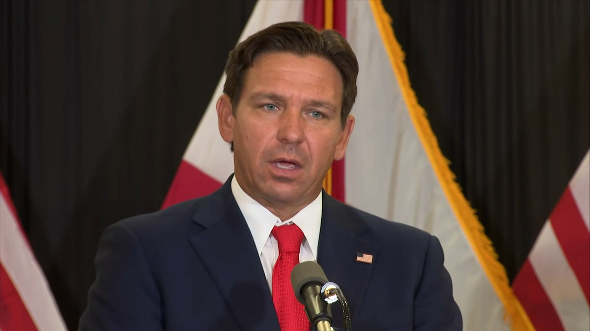 Florida Governor Ron DeSantis held a press conference addressing the second assassination attempt on former President Donald Trump.