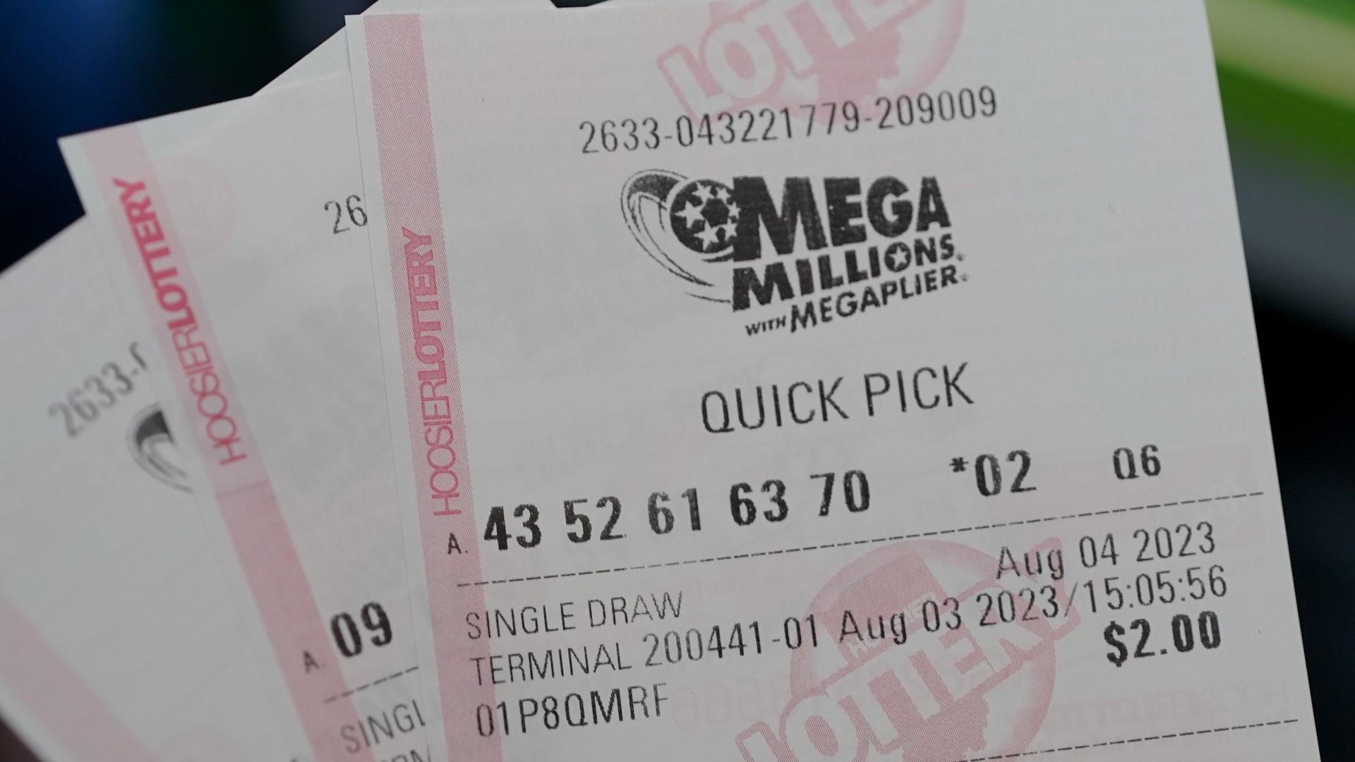 Mega Millions Drawing, Hoosier Lottery