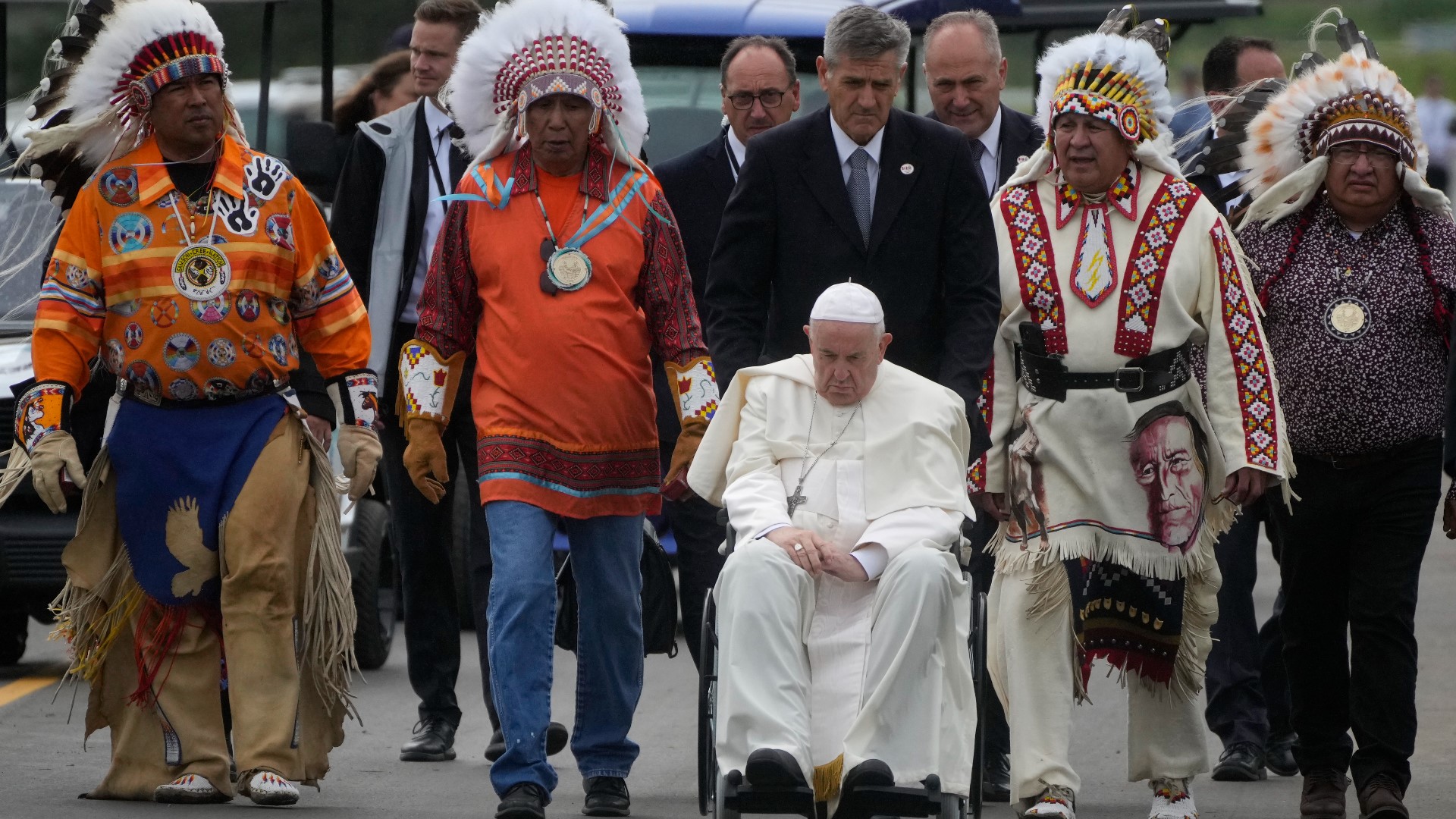 The trip is a key step in the Catholic Church’s efforts to reconcile with Indigenous communities and help them heal from generations of trauma.