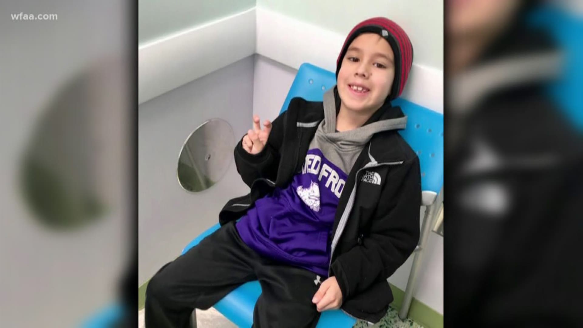 Former Cowboys, others help grant wish for Fort Worth boy battling cancer