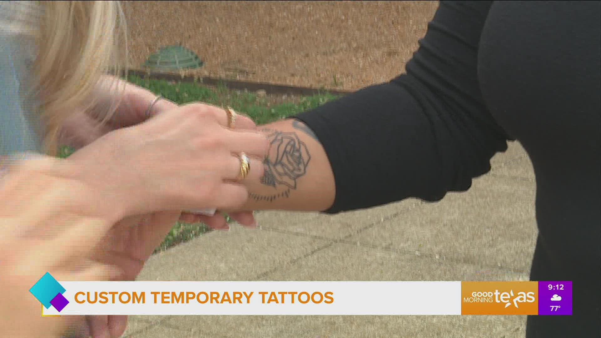 Words for a Season owner, Abi Gallagher, showcases some of her body ink and talks about how temporary tattoos have evolved as the summer trend.