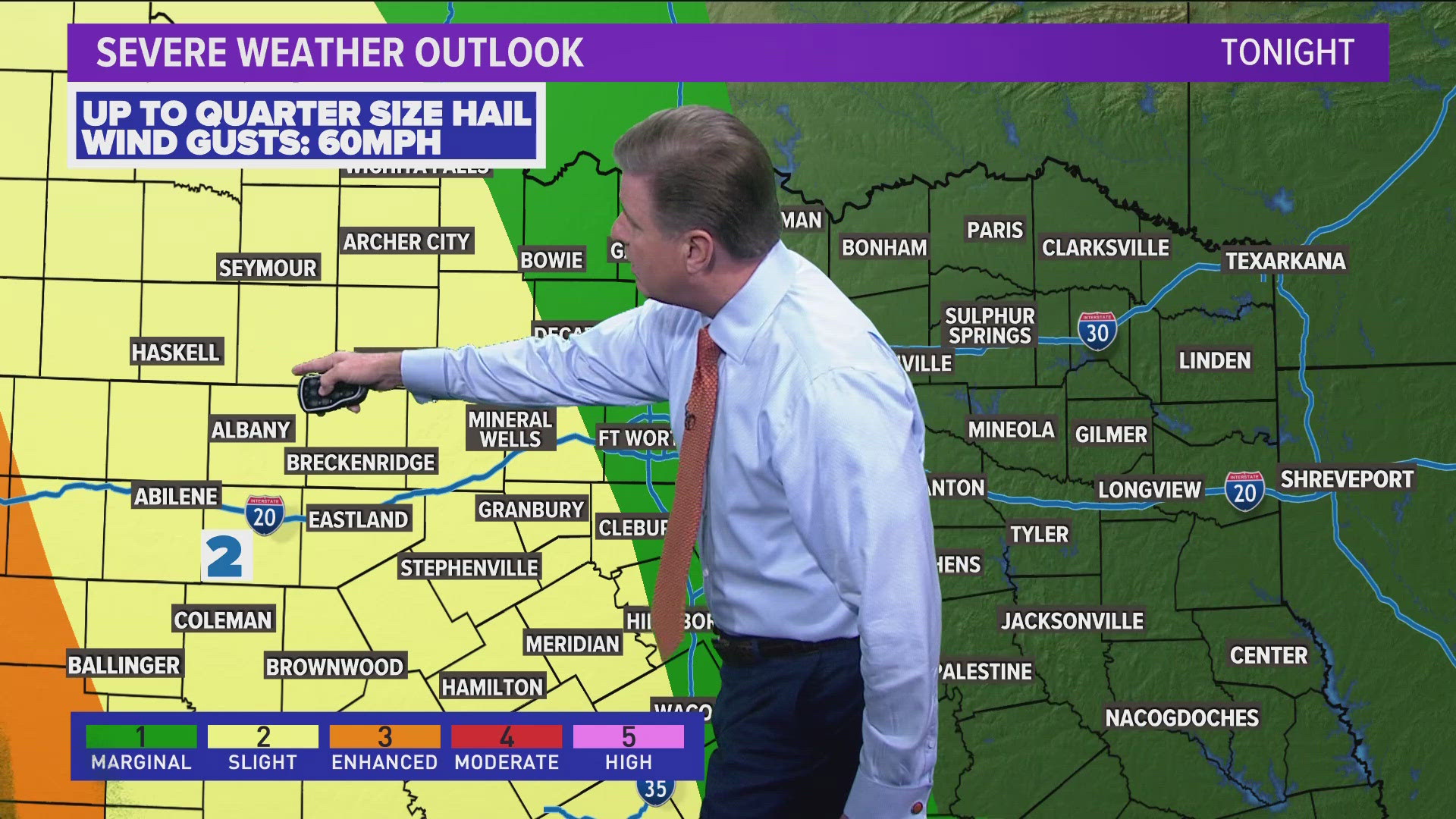 A repeat of Tuesday morning's storms or other storms we saw this weekend is not likely.