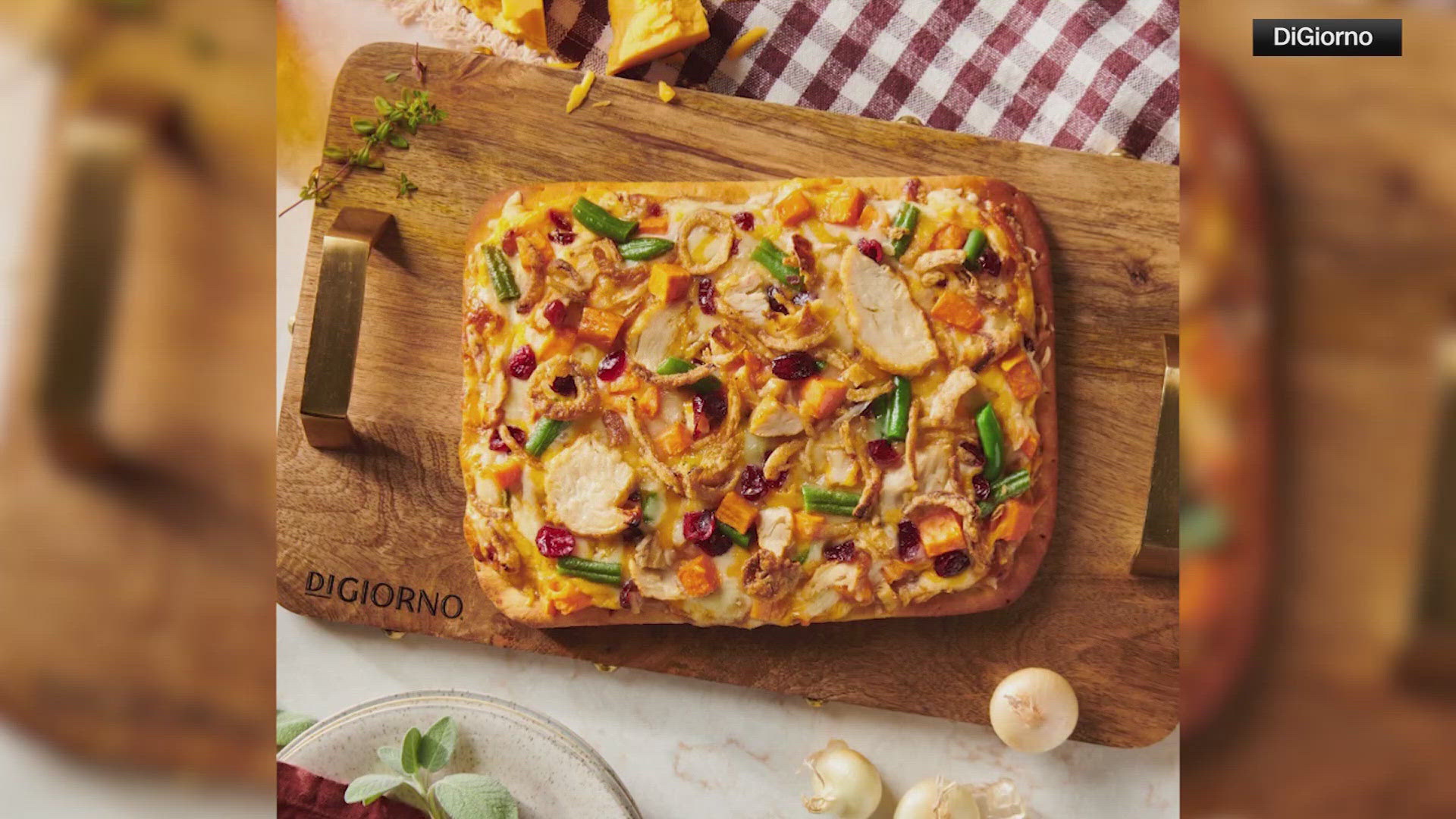 Kroger stores will carry the pizza through November.