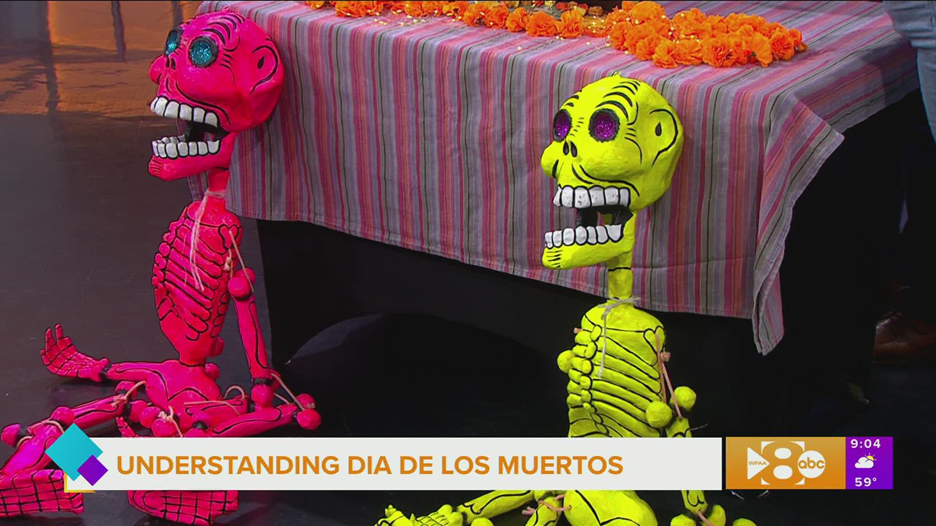 The Día de Los Muertos exhibit will be on display at the Latino Cultural Center through November 12.