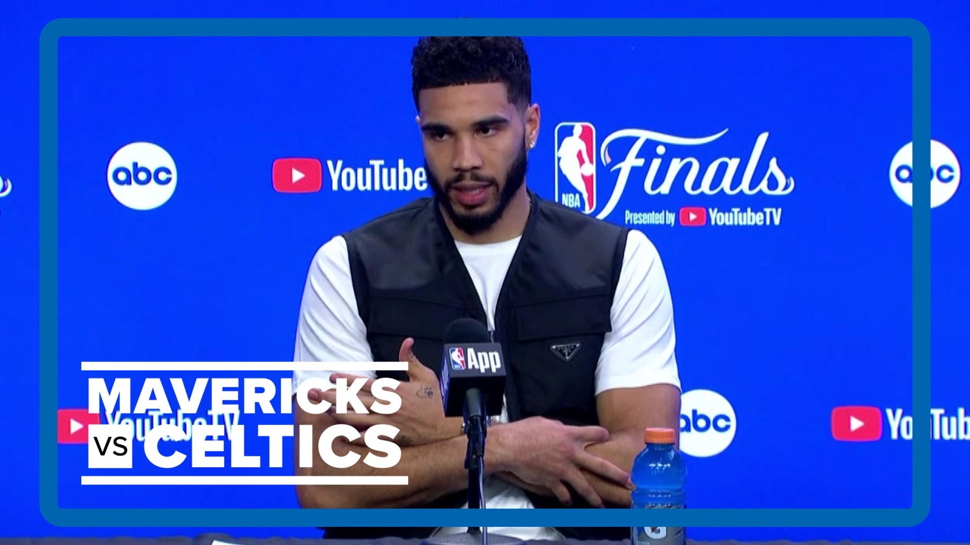 The Boston Celtics player talks about his team's blowout loss to the Dallas Mavericks in Game 4 of the 2024 NBA Finals. Game 5 is on Monday, June 7, in Boston.