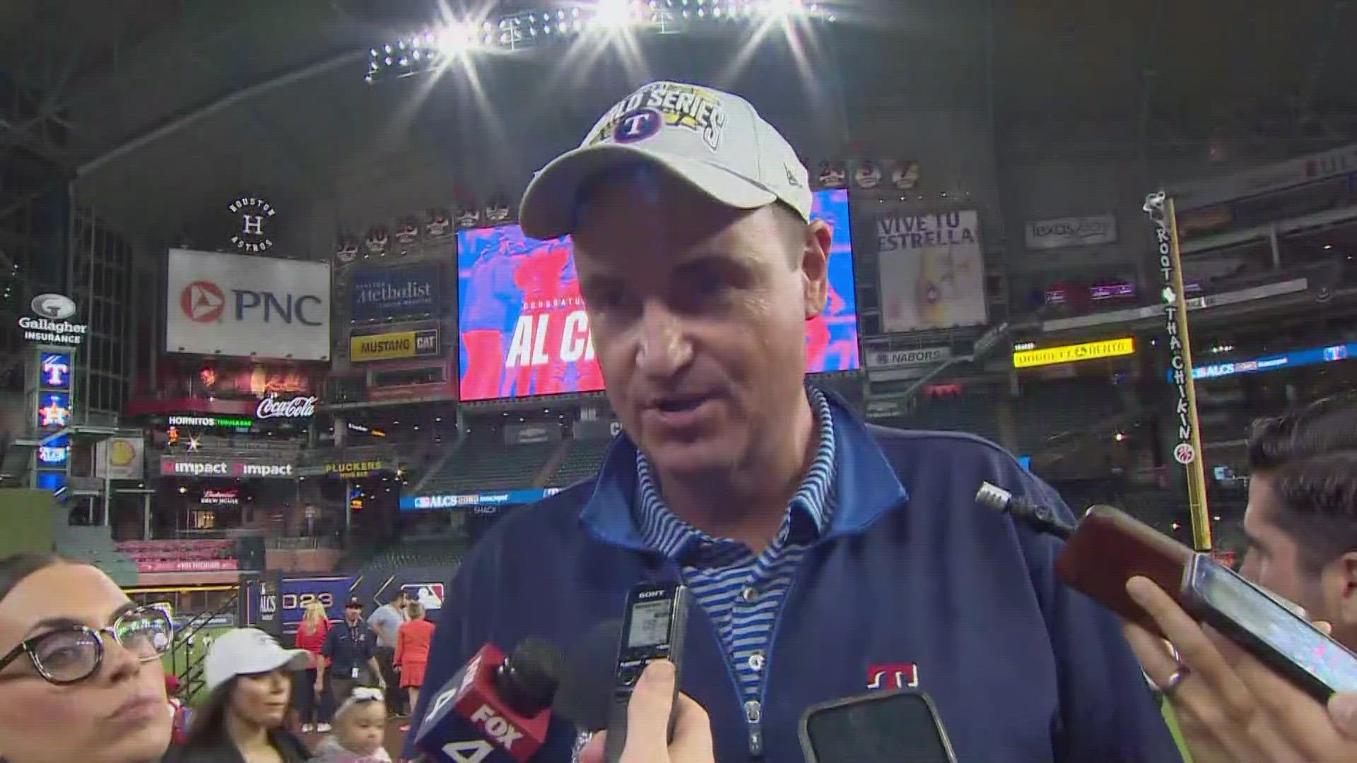 Young on Adolis Garcia's success in ALCS: "He had a tremendous year. He's an All-Star. He's an All-Star person. Nothing surprises me with him."