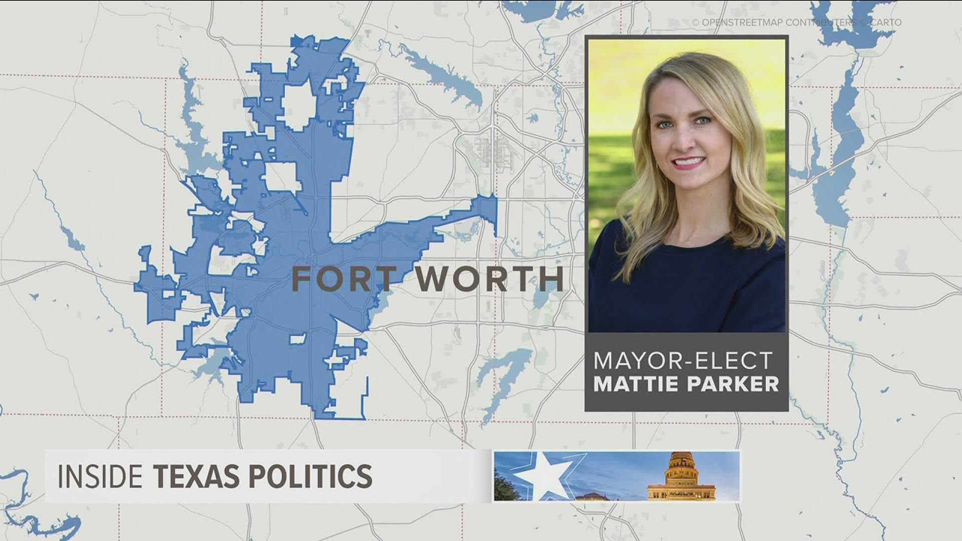 Mattie Parker, a millennial, will become mayor of Fort Worth on Tuesday. She'll be the youngest leader of any major city in the country.