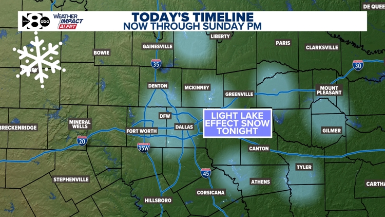 DFW weather: The main winter storm is over, but several spots could see ...