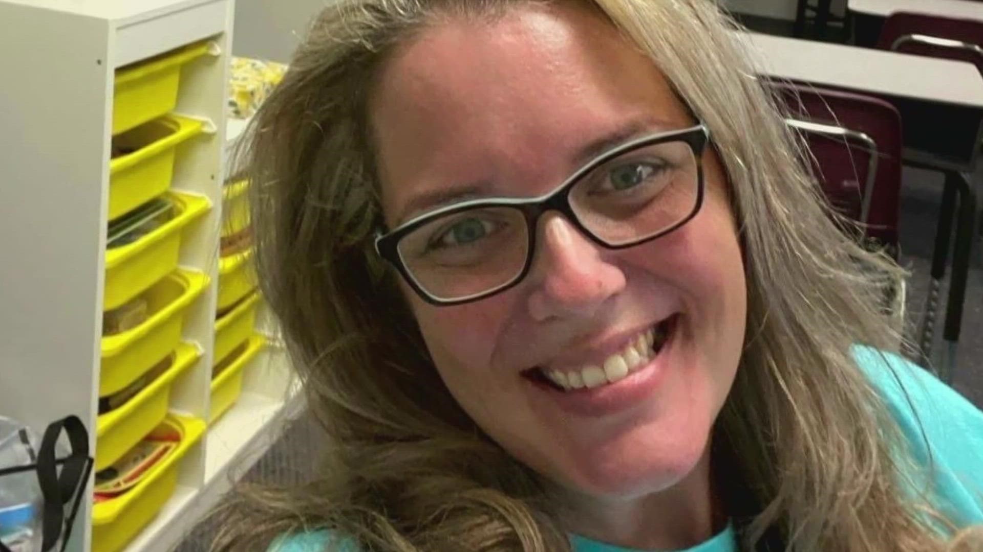 Collin County teacher Lacie Moore, 40, was found shot and killed inside her home. Police say she was the victim of a murder-suicide.