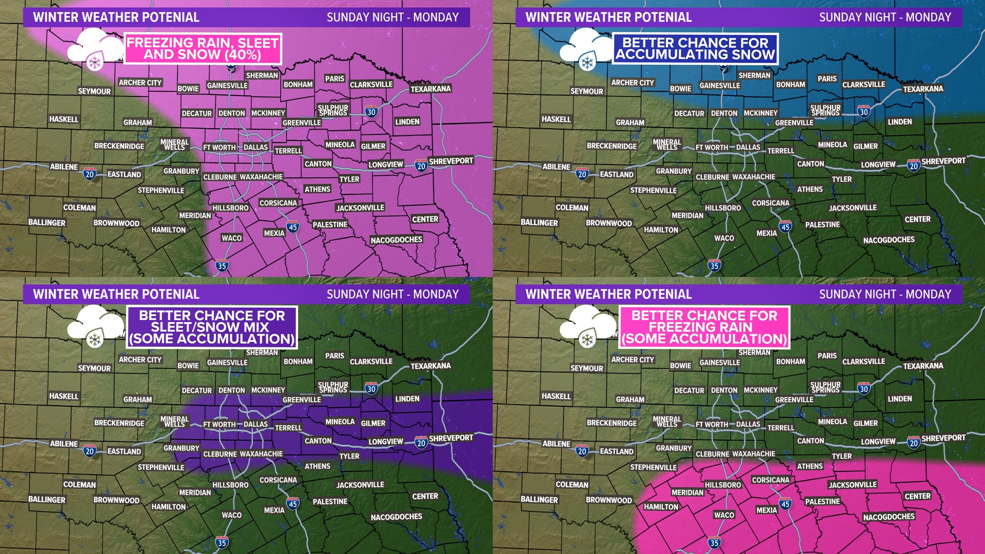 DFW Arctic Blast: Will It Snow In Texas? Latest DFW Weather | Wfaa.com