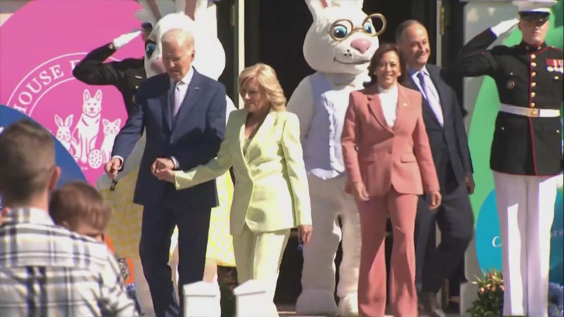 Pope Francis delivered an Easter Monday prayer and the Biden administration just kicked the annual White House Easter Egg Roll.