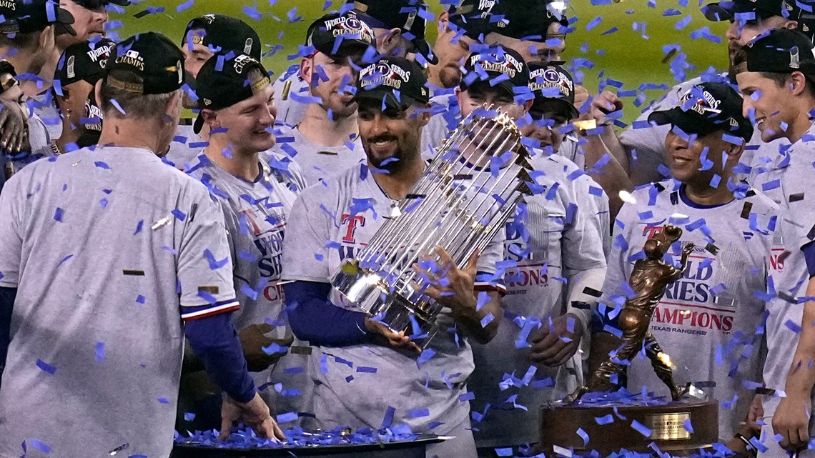 Creed, from President Bush react to Rangers World Series win