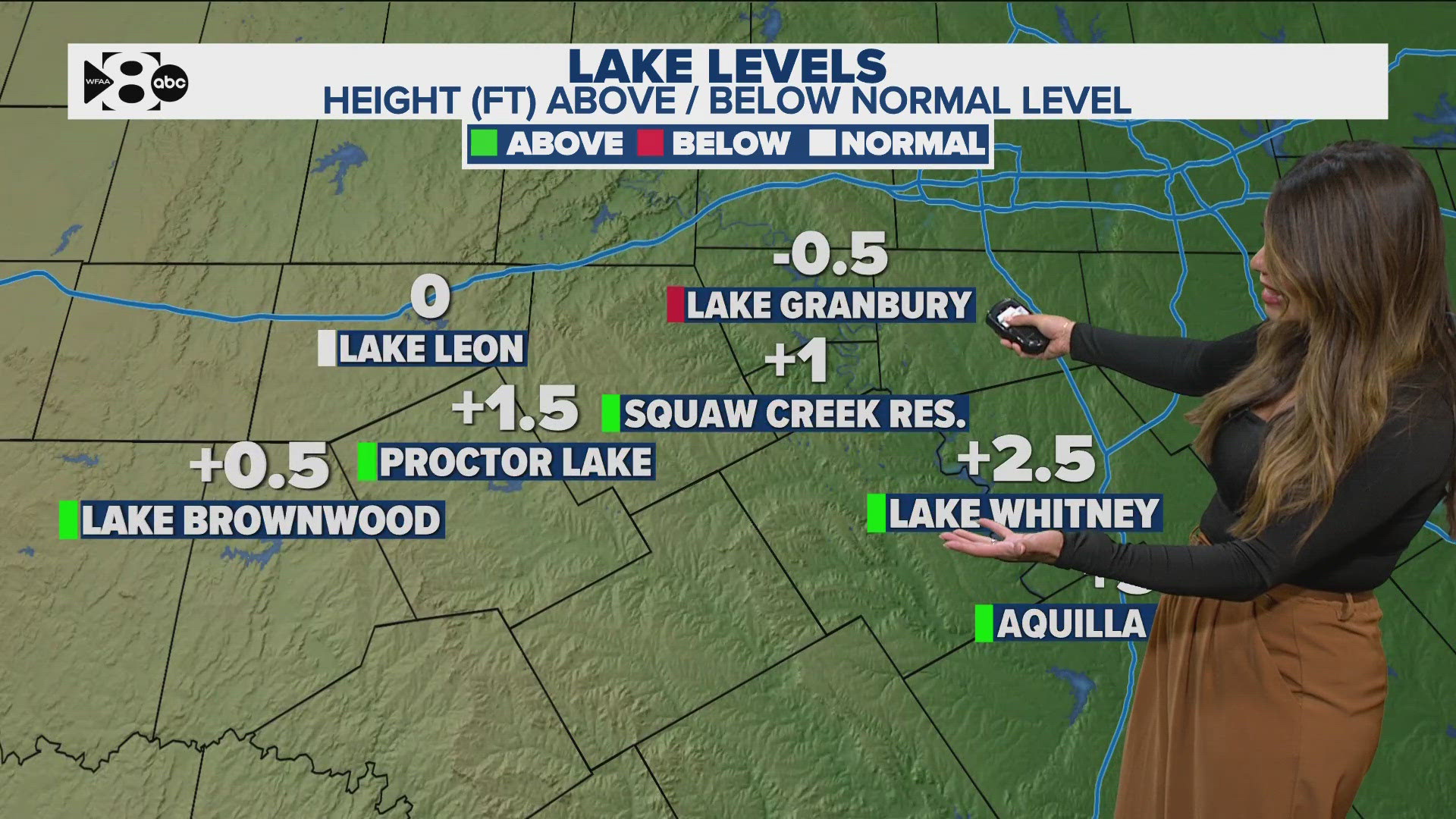 Mariel Ruiz has a look at the spring rainfall totals for North Texas.