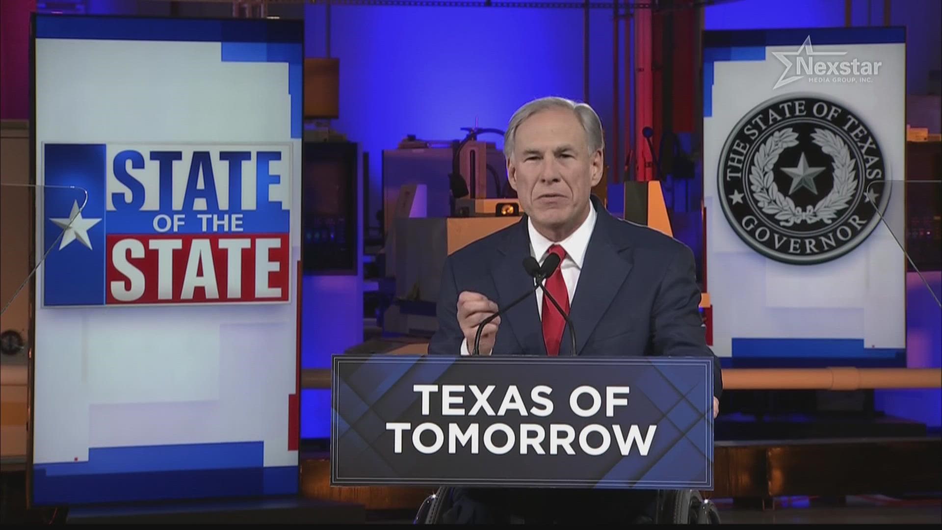 Texas Gov. Greg Abbott provided his State of the State address in San Marcos. Democrats responded shortly after.