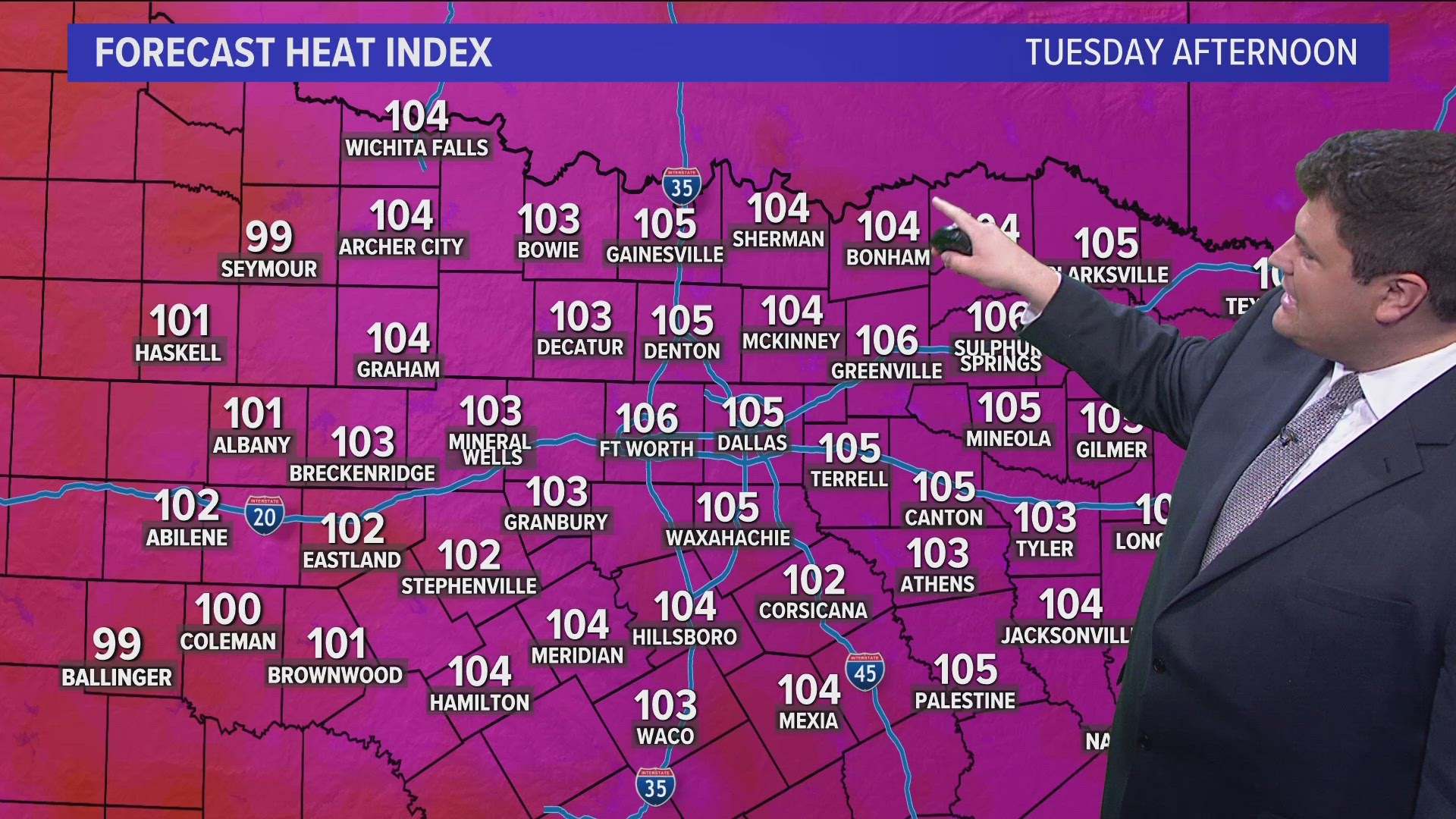 North Texas hit 100 degrees Sunday, and from here on out, temperatures are only going up. WFAA tells you how to stay safe during the dog days of summer.