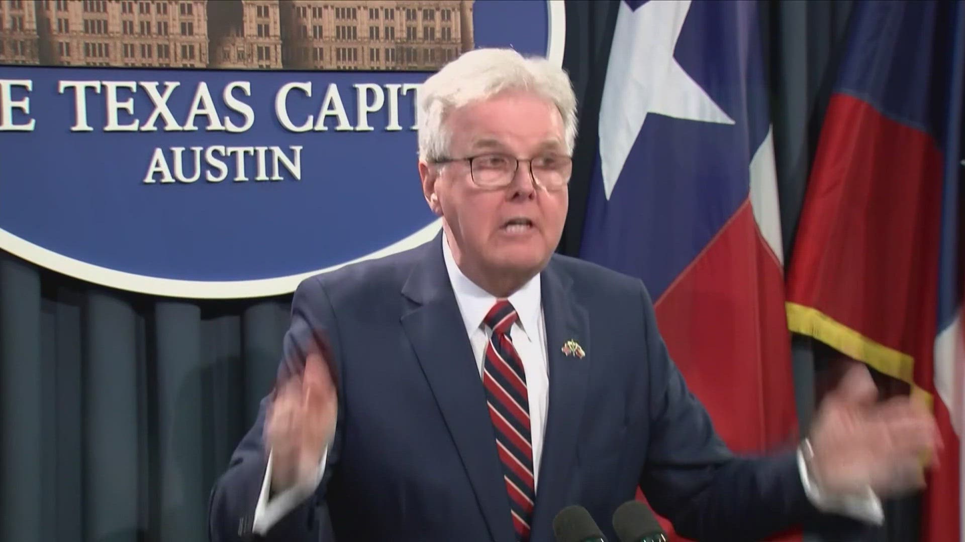 The fight continues with Lt. Gov. Dan Patrick, who presides over the state Senate, calling out the House's property tax legislation and Gov. Greg Abbott's support.