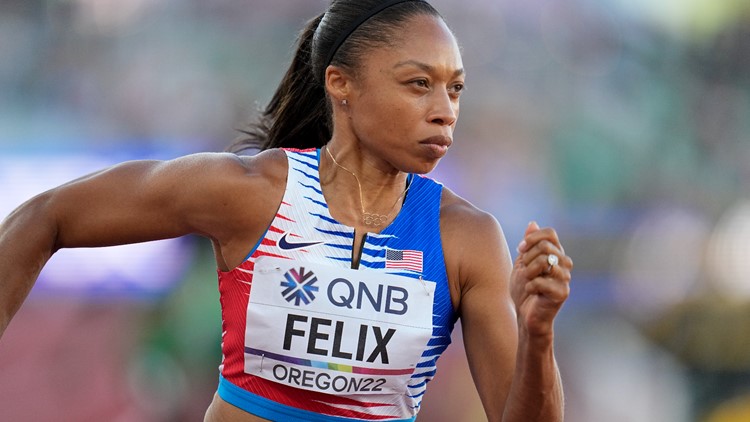 Olympian Allyson Felix retires after winning bronze at world championships