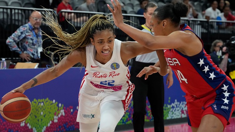 US women use stellar defense to rout Puerto Rico 106-42 in World Cup