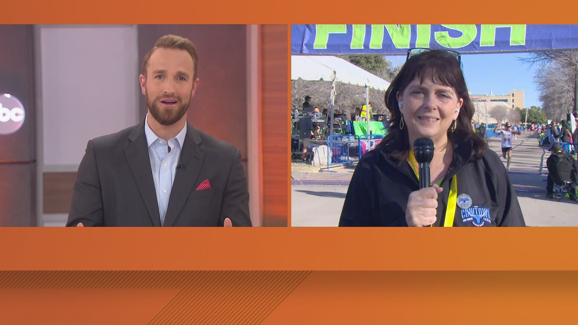 Heidi Schwartz joined WFAA live from the Cowtown Marathon in Fort Worth to share how the event makes an impact on Fort Worth.