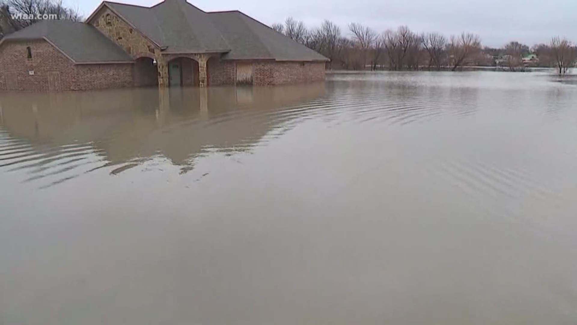 Rising waters flood Rockwall homes