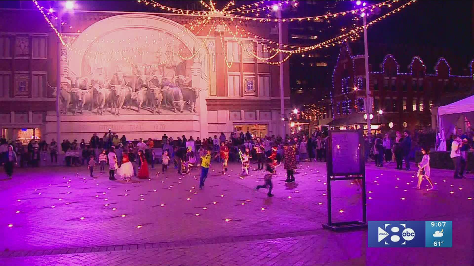 Celebrating New Year's Eve at Sundance Square in Fort Worth