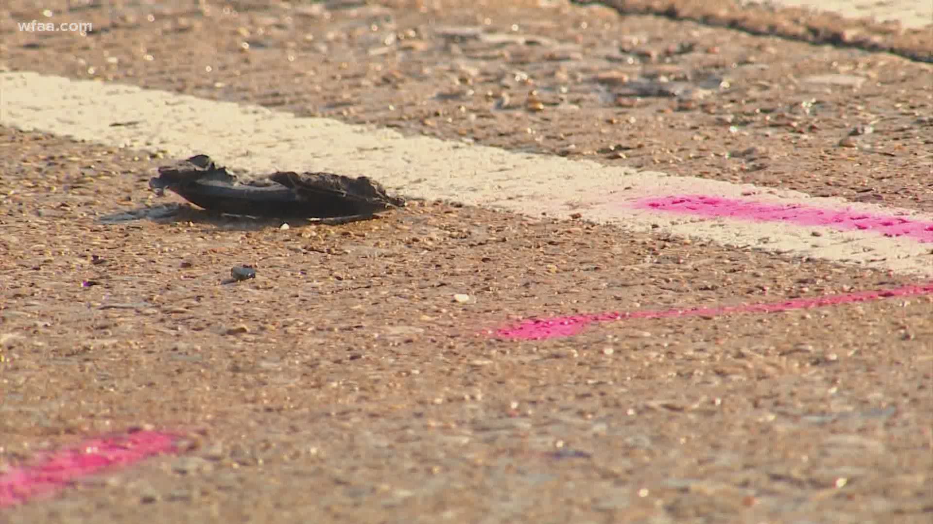 Police said four cyclists were on the bridge of Dottie Lynn Parkway over West Division Street when a driver struck them from behind.