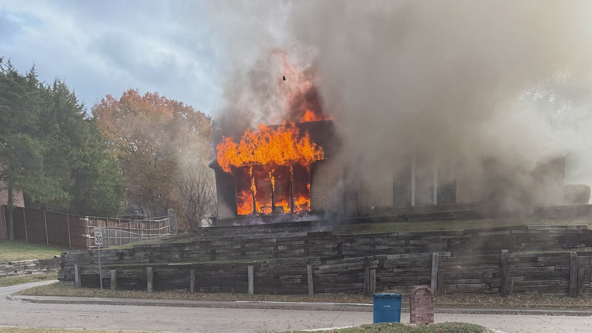 Two people died in a house fire in DeSoto Tuesday afternoon, officials said.