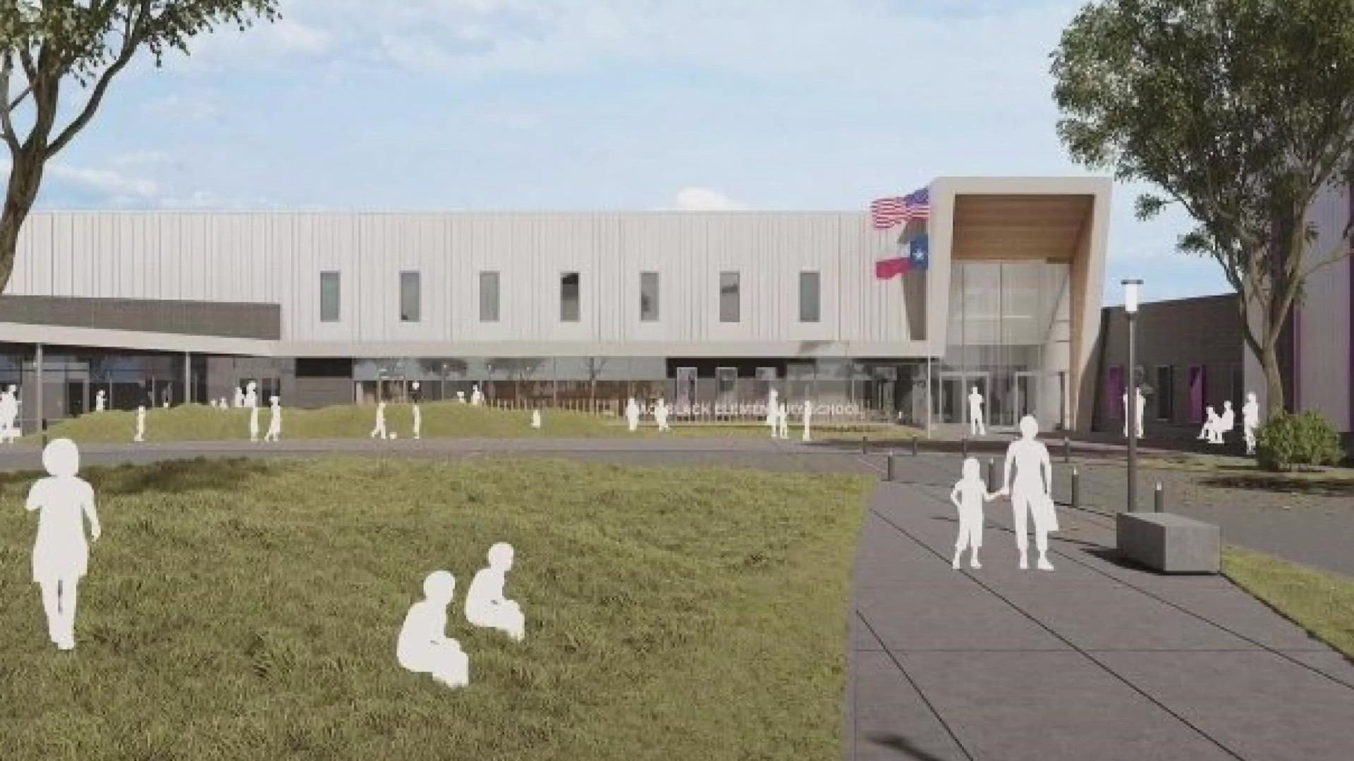 Dallas ISD broke ground on a new school in southern Dallas.