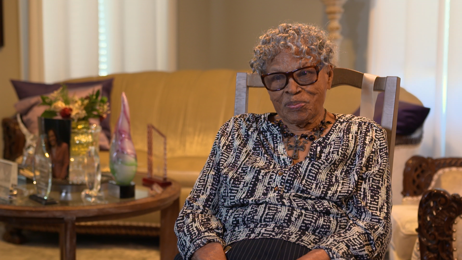 Opal Lee, known as the grandmother of Juneteenth, reads WFAA her open letter to President Donald Trump during a full  interview.