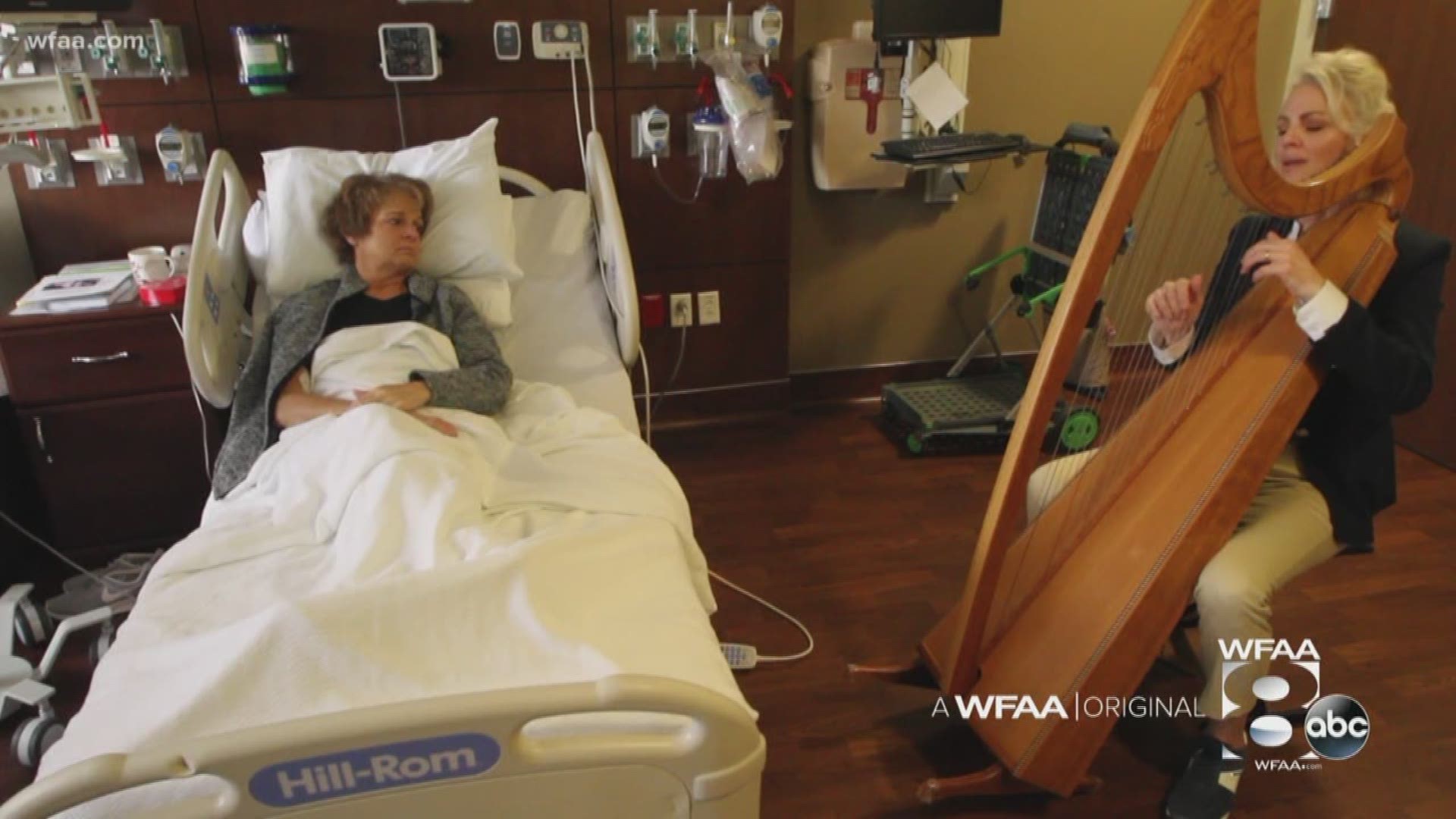 Meet the musician who brings peace to patients at the end of life
