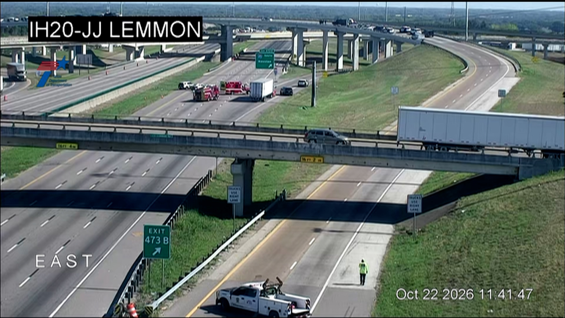 2 North Texas interstates completely shut down in all directions, TxDOT shows